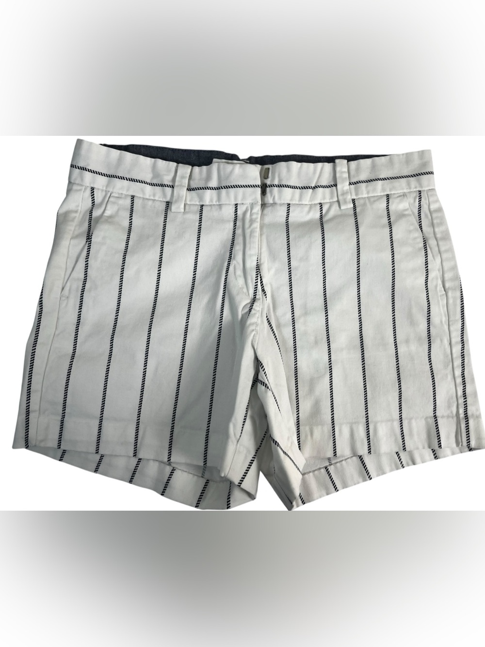 ποΈ Nautica Womenβs White Striped Shorts β Size 2 β $10 - Picture 6 of 12